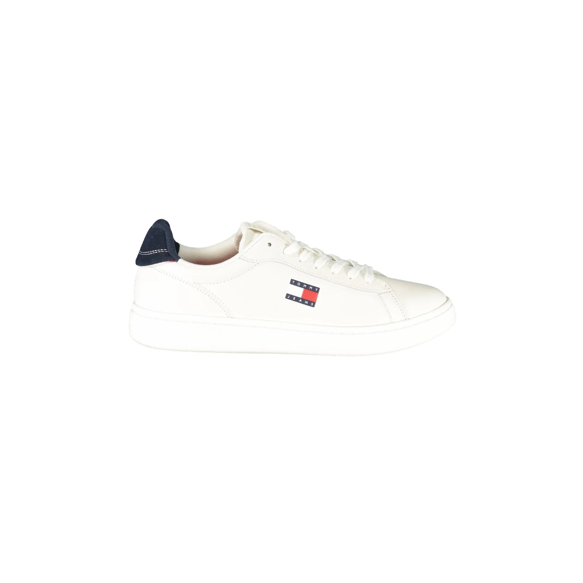 TOMMY HILFIGER Calzatura Sportiva Uomo Bianca con Lacci Sneakers Bianco - foto prodotto